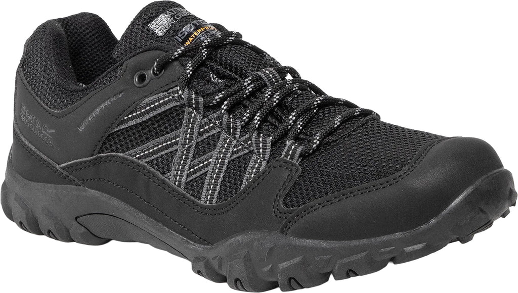 Regatta Edgepoint III Waterproof Men's Walking Shoes - Black