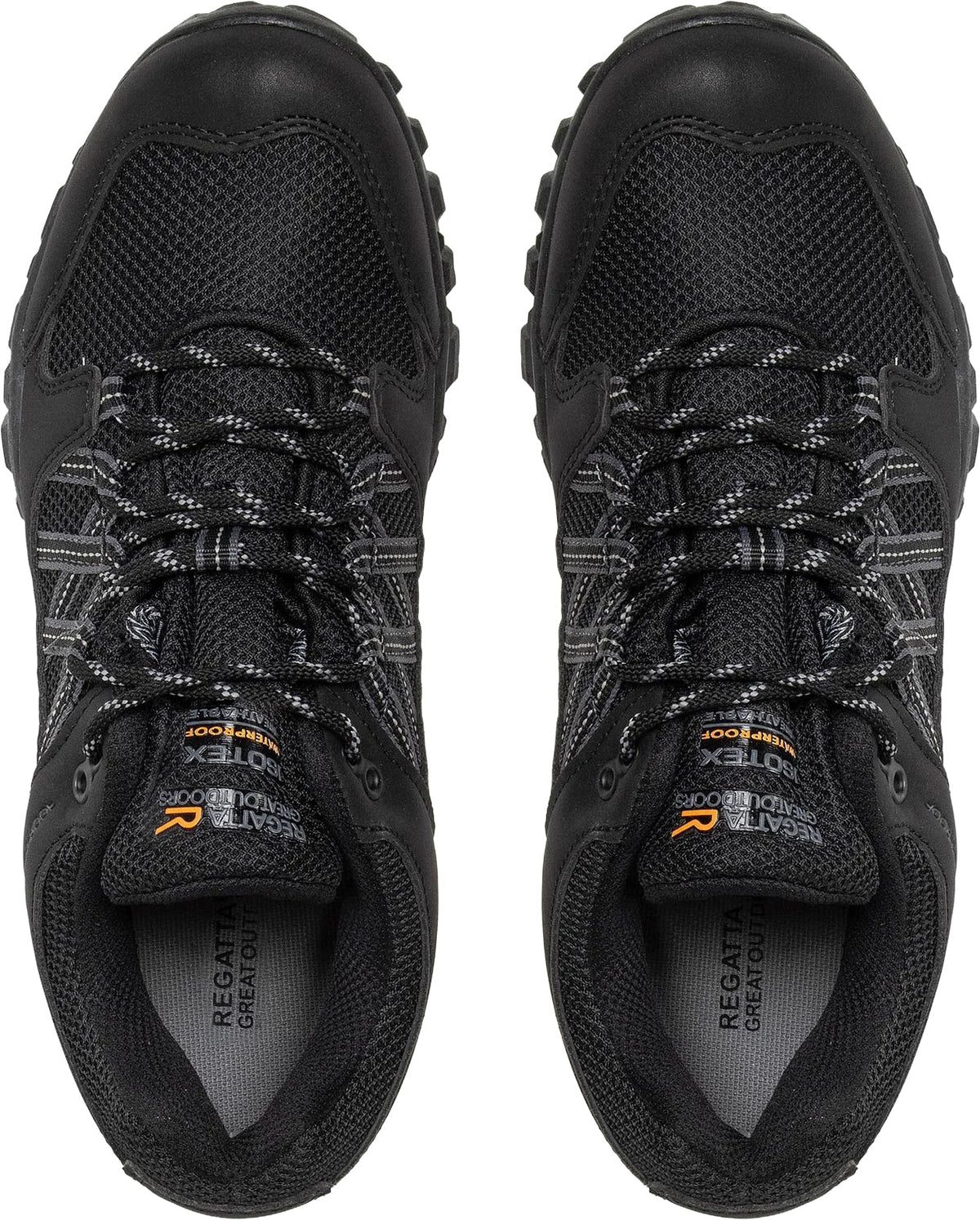 Regatta Edgepoint III Waterproof Men's Walking Shoes - Black
