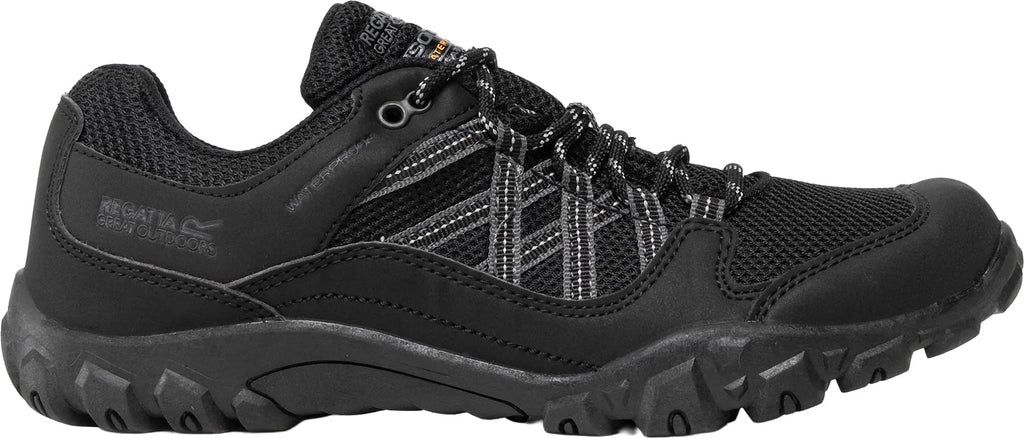 Regatta Edgepoint III Waterproof Men's Walking Shoes - Black