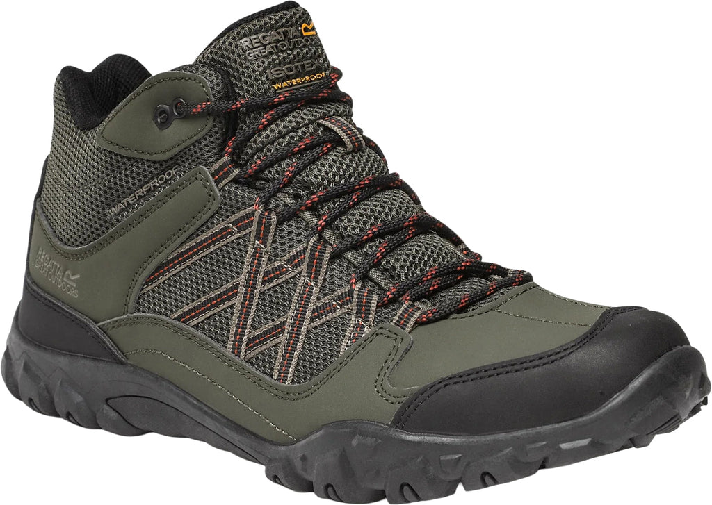 Regatta Edgepoint Waterproof Men's Walking Boots - Green
