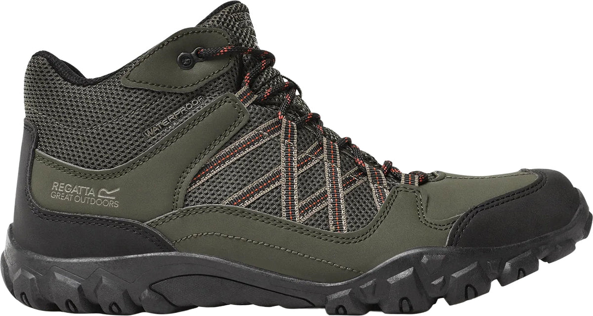 Regatta Edgepoint Waterproof Men's Walking Boots - Green