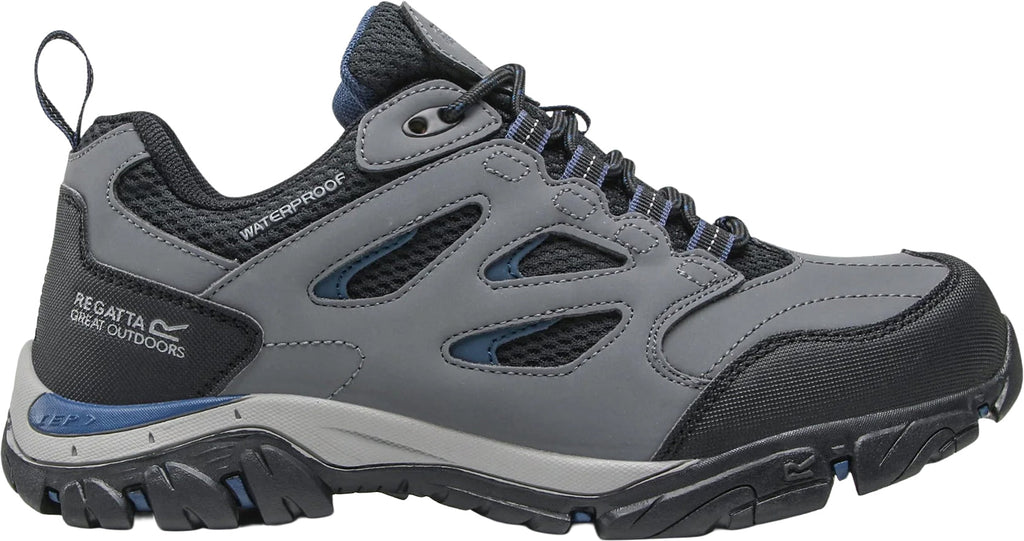 Regatta Holcombe Waterproof Men's Walking Shoes - Grey