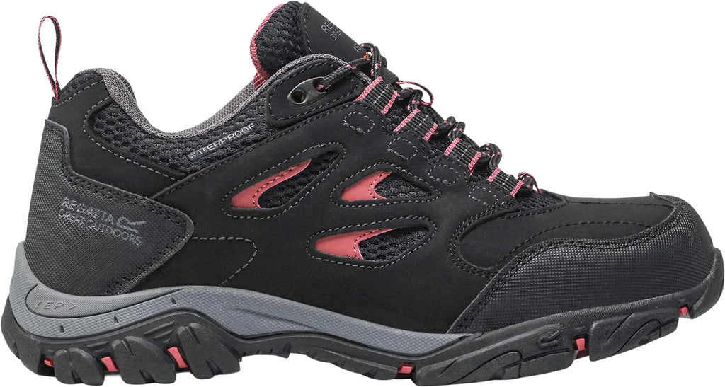 Regatta Holcombe Waterproof Women's Walking Shoes - Black