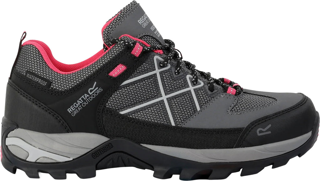 Regatta Samaris III Waterproof Women's Walking Shoes - Grey