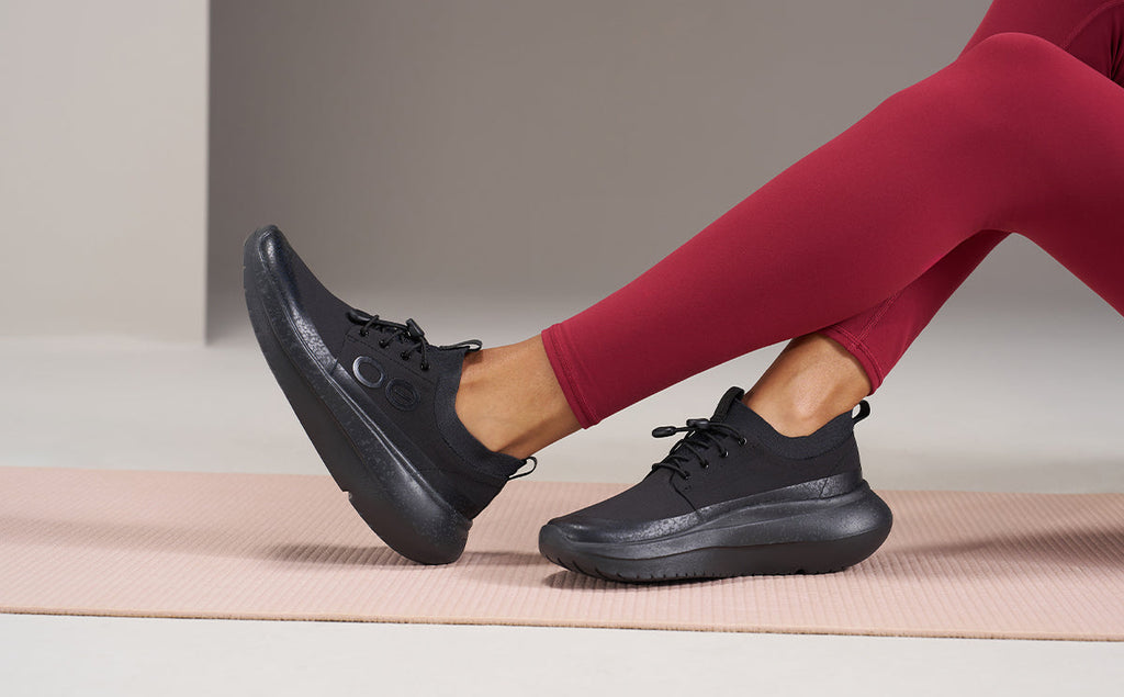 OOFOS Women's Roam Ripstop Sneakers - Black