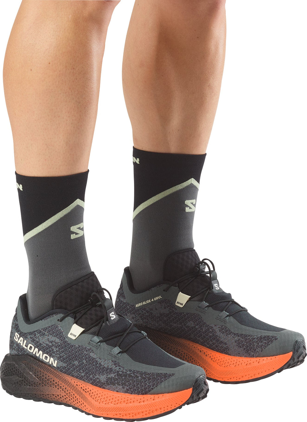 Salomon Aero Glide 4 GRVL Men's Trail Running Shoes - Green