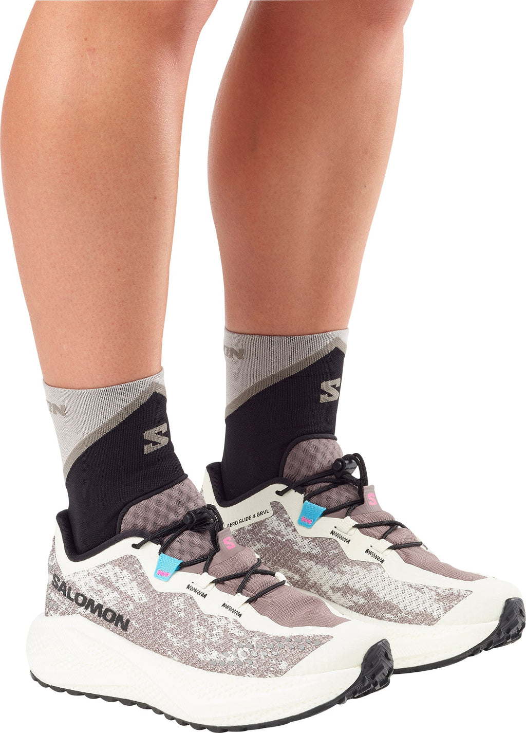 Salomon Aero Glide 4 GRVL Women's Trail Running Shoes - White