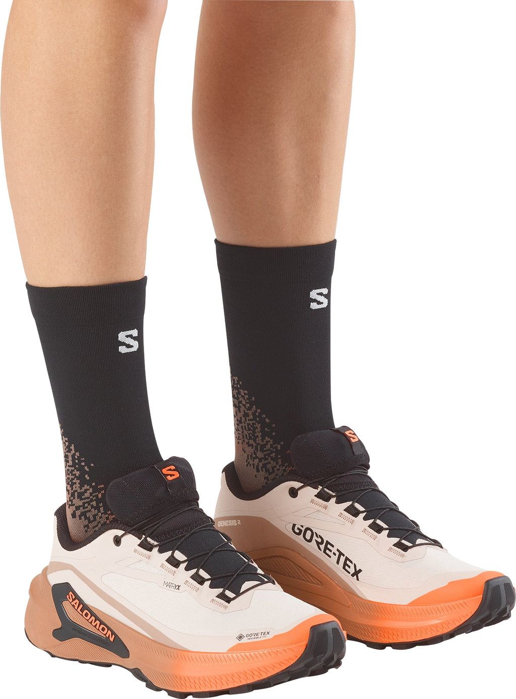 Salomon Genesis 2 GORE-TEX Women's Trail Running Shoes - Brown