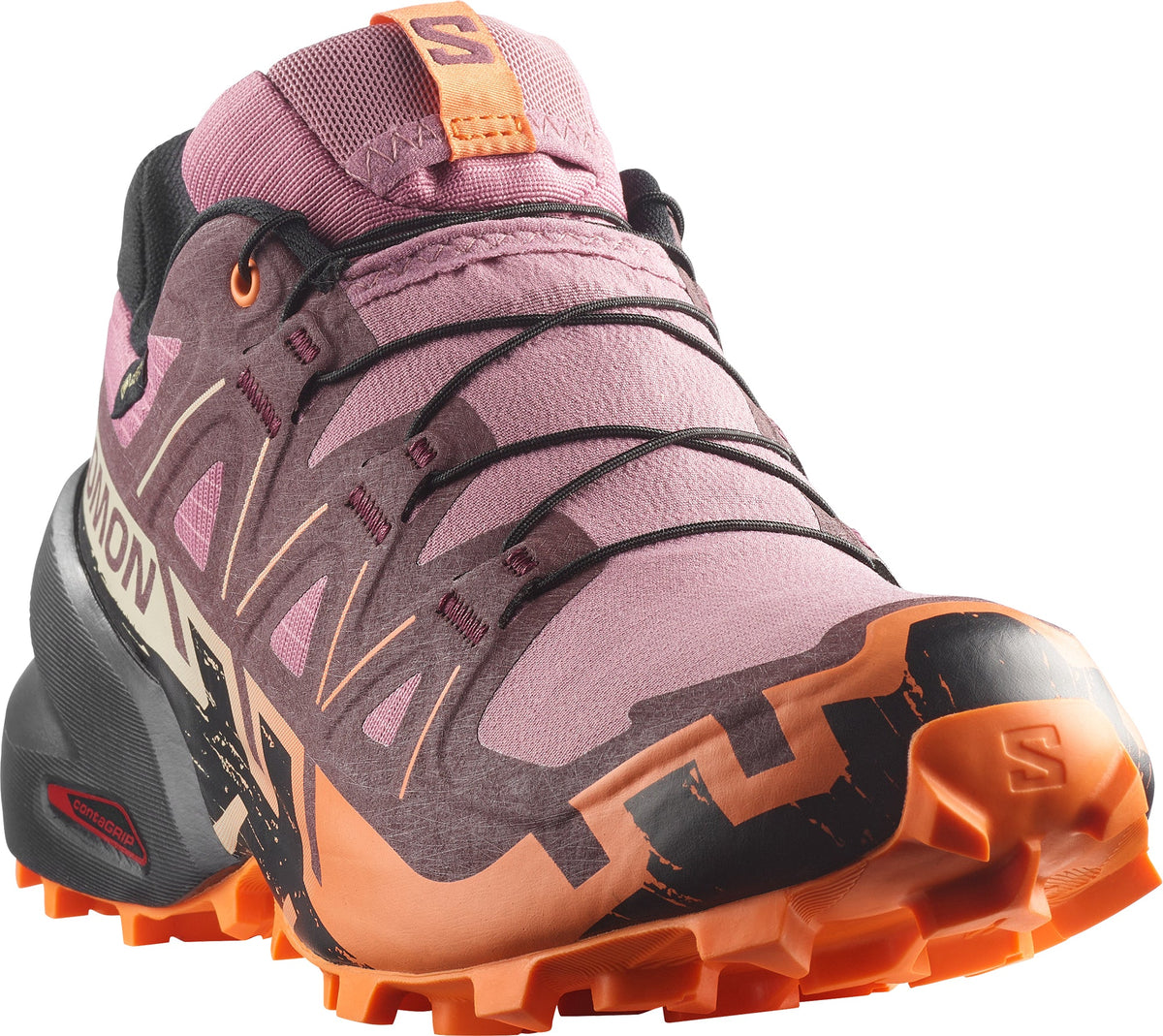 Salomon Speedcross 6 GORE-TEX Women's Trail Running Shoes - Pink