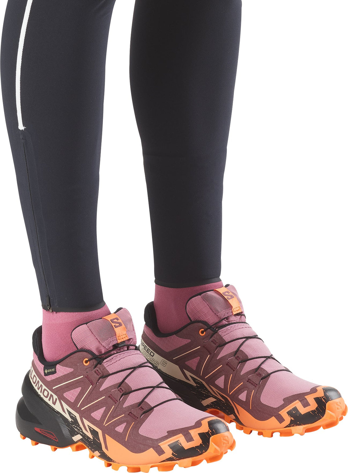 Salomon Speedcross 6 GORE-TEX Women's Trail Running Shoes - Pink