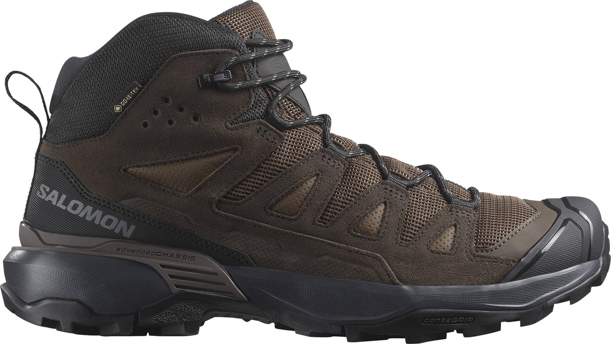 Salomon X Ultra 360 Leather Mid GORE-TEX Men's Walking Boots - Brown