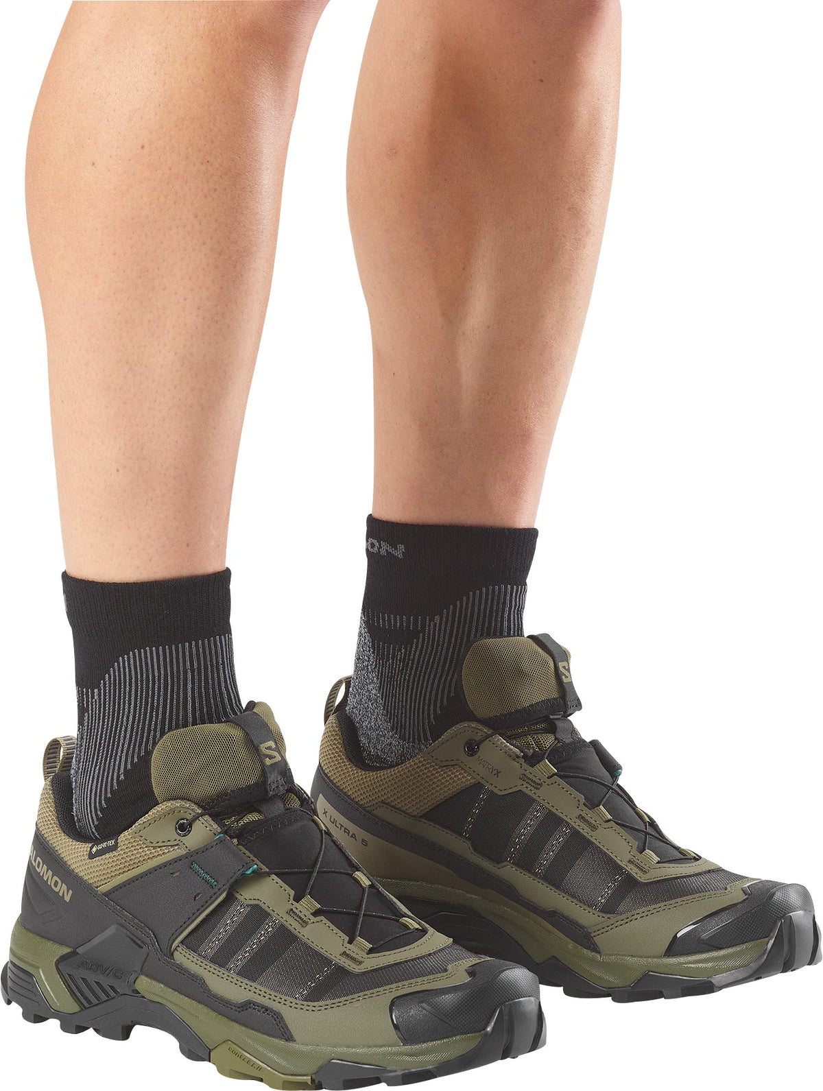Salomon X Ultra 5 GORE-TEX Men's Walking Shoes - Green
