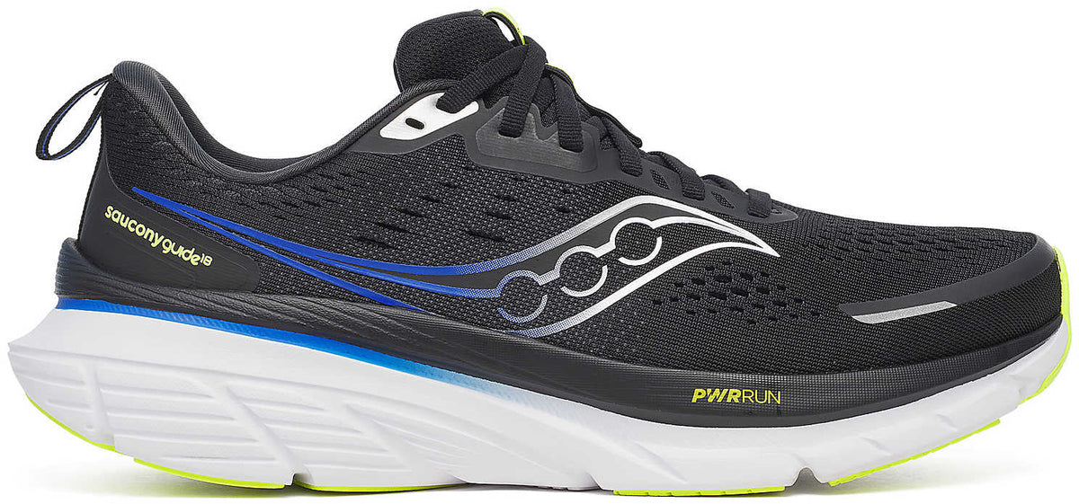 Saucony Guide 18 Men's Running Shoes - Black