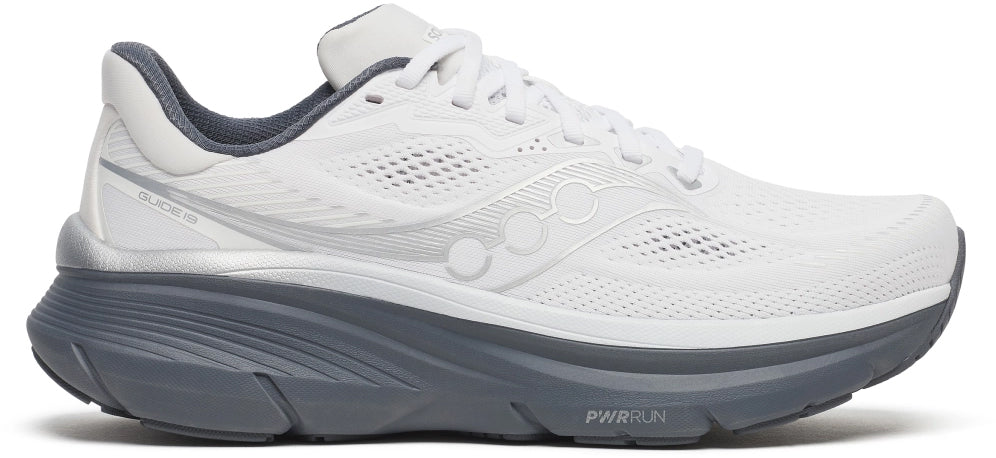 Saucony Guide 19 Men's Running Shoes - White