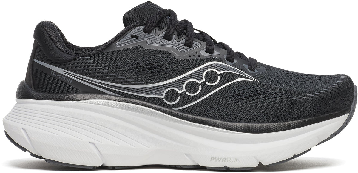 Saucony Guide 19 WIDE FIT Women's Running Shoes - Black