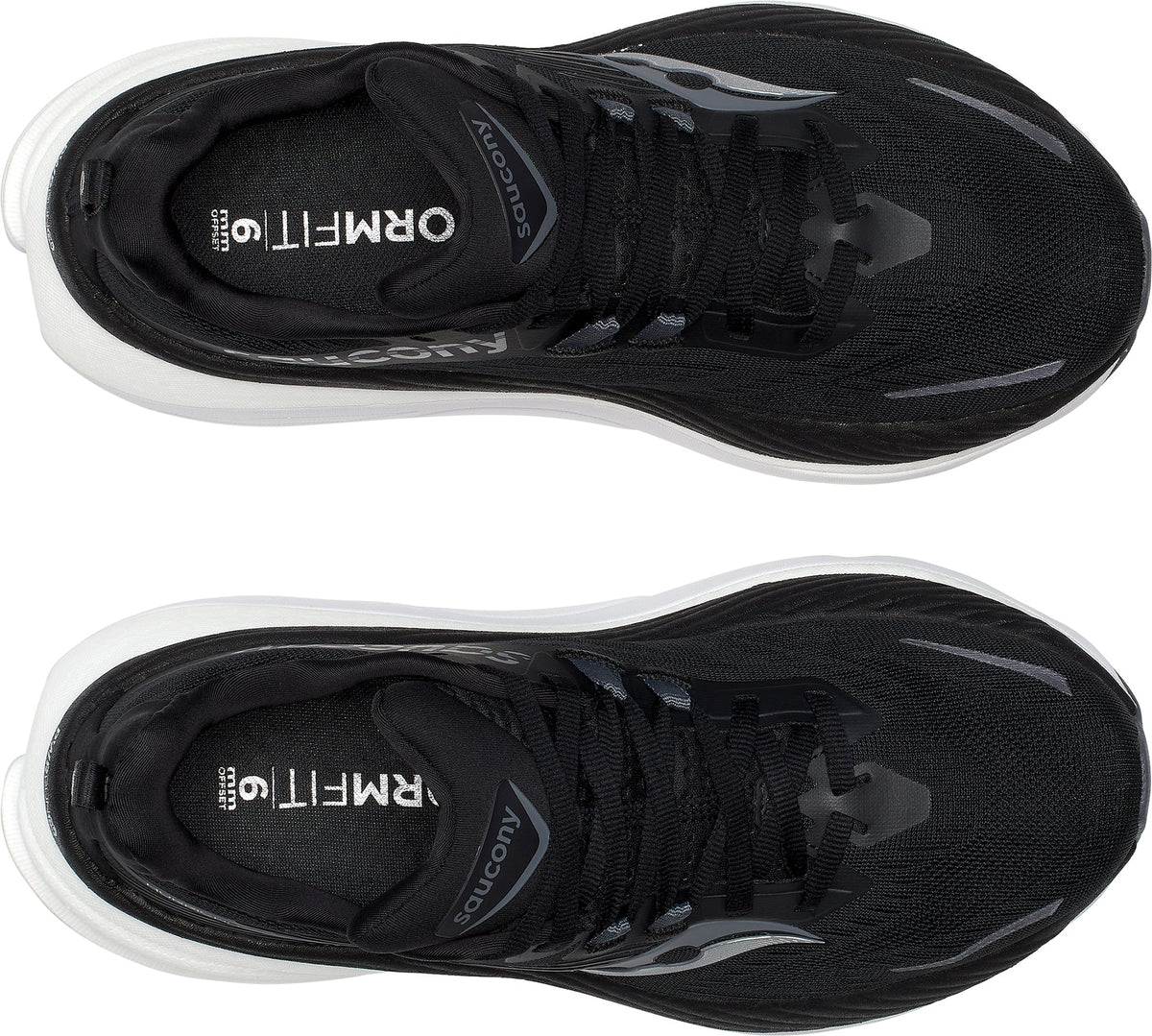 Saucony Hurricane 24 Women's Running Shoes - Black