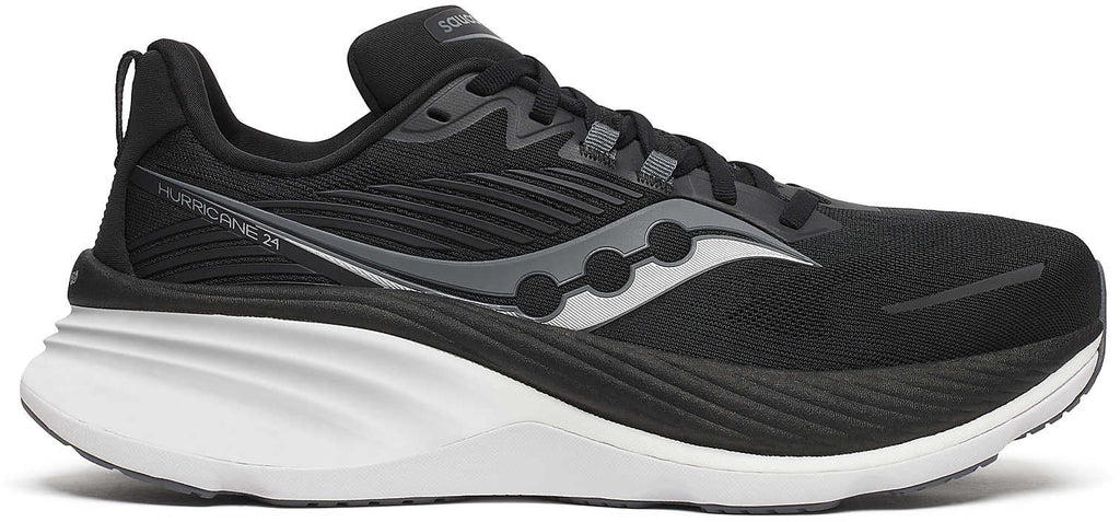 Saucony Hurricane 24 Men's Running Shoes - Black
