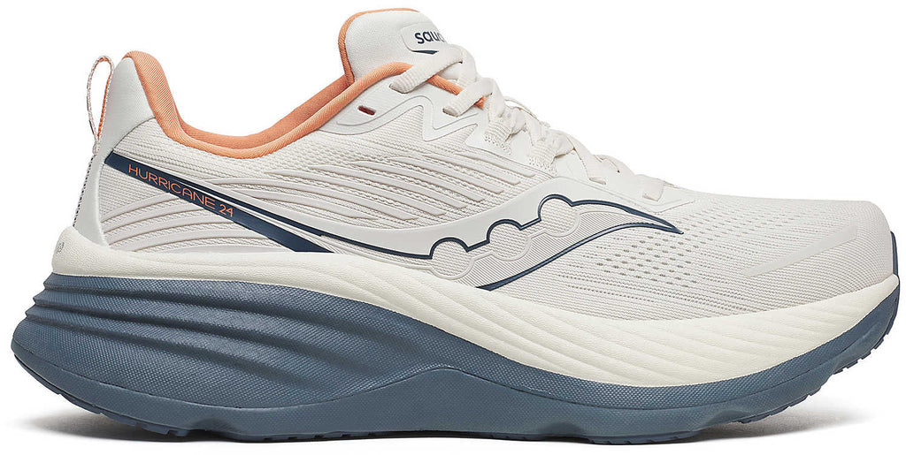 Saucony Hurricane 24 Men's Running Shoes - White