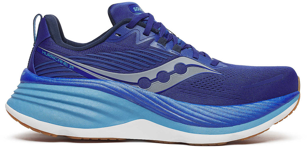 Saucony Hurricane 24 Men's Running Shoes - Blue