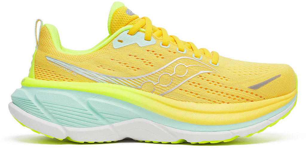 Saucony Hurricane 25 Women's Running Shoes - Yellow