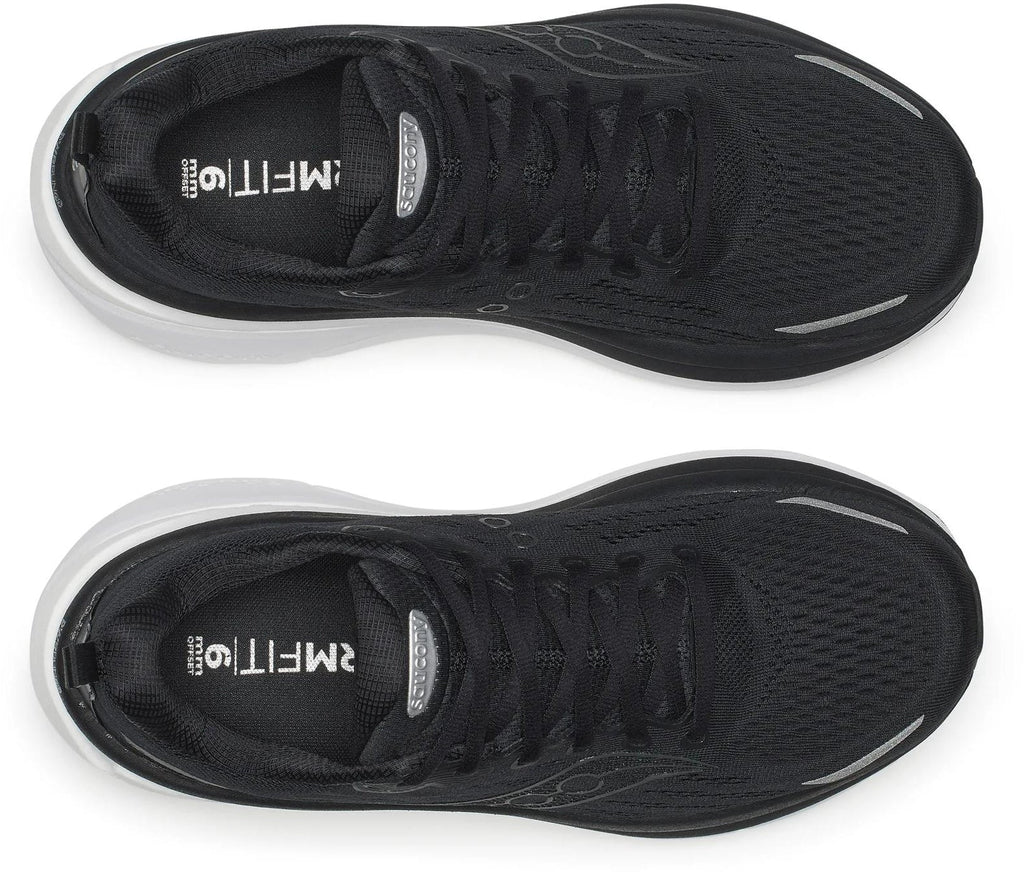 Saucony Hurricane 25 WIDE FIT Men's Running Shoes - Black