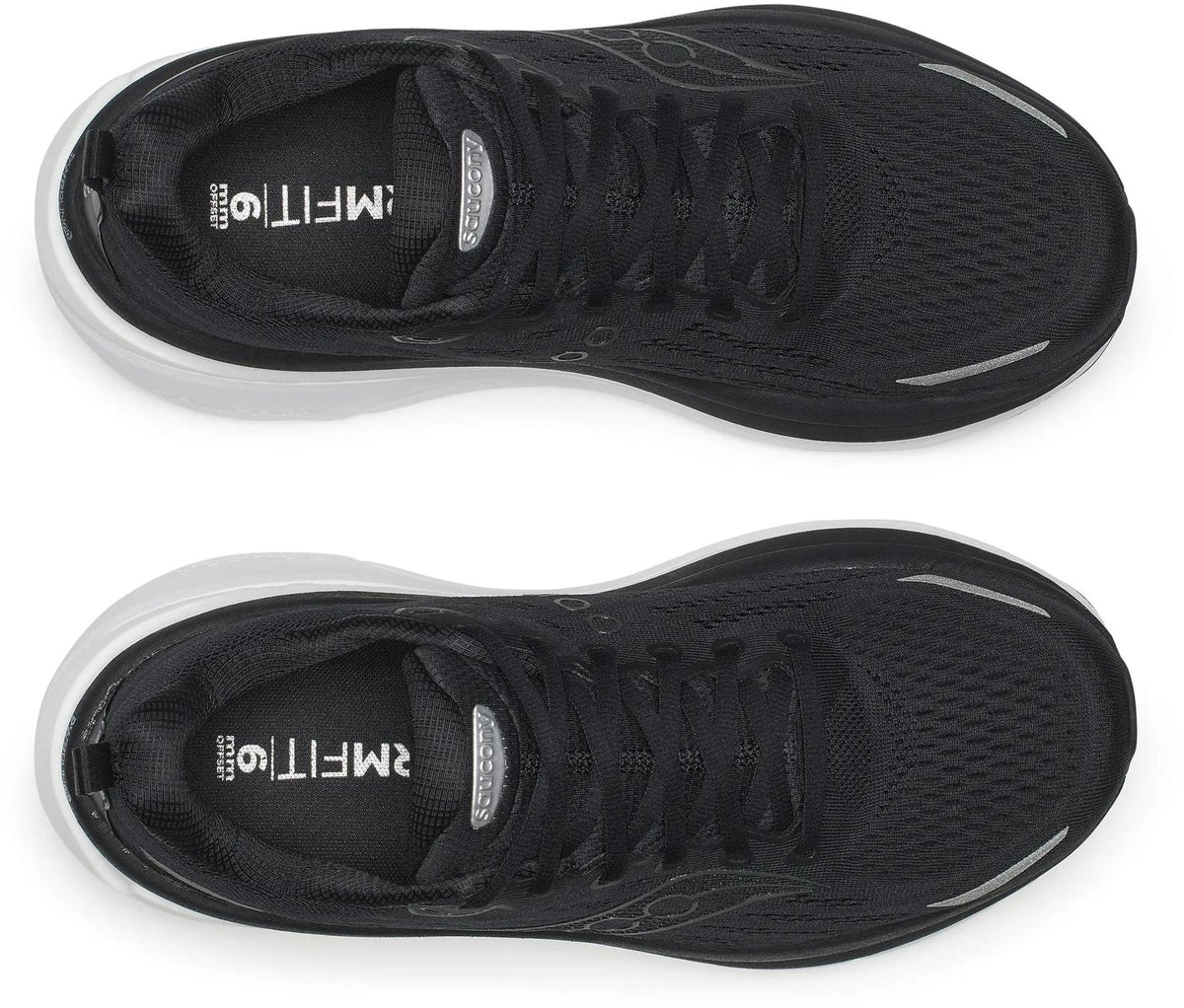 Saucony Hurricane 25 WIDE FIT Men's Running Shoes - Black