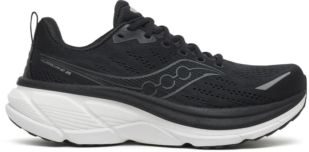 Saucony Hurricane 25 WIDE FIT Men's Running Shoes - Black