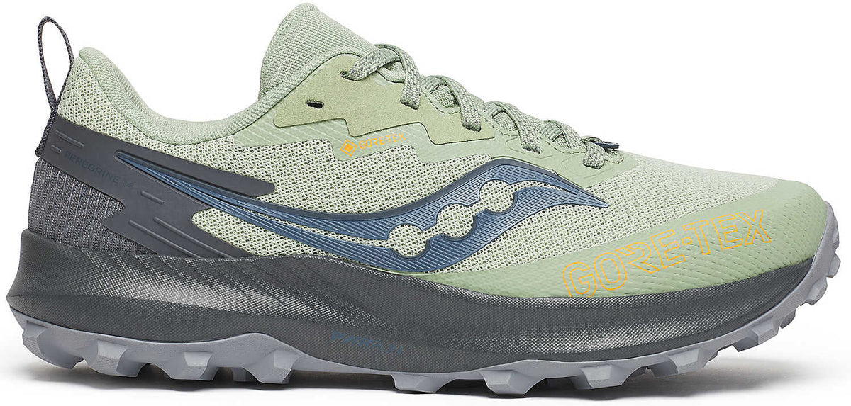 Saucony Peregrine 14 GORE-TEX Women's Trail Running Shoes - Green
