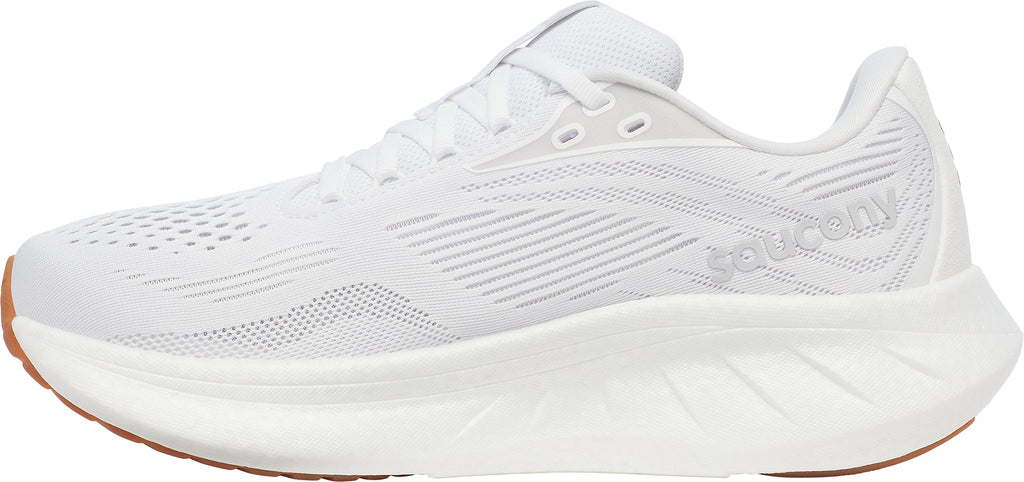Saucony Ride 18 Women's Running Shoes - White