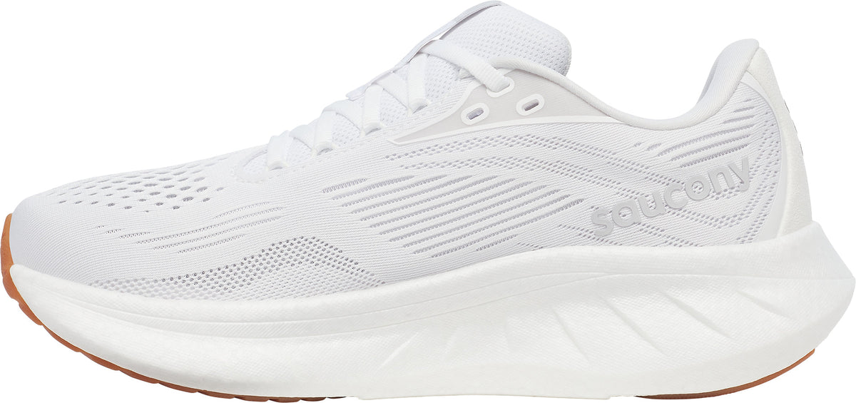 Saucony Ride 18 Women's Running Shoes - White
