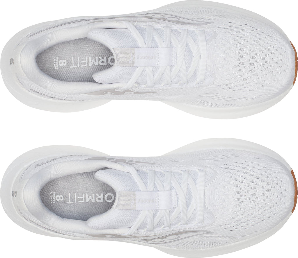 Saucony Ride 18 Women's Running Shoes - White