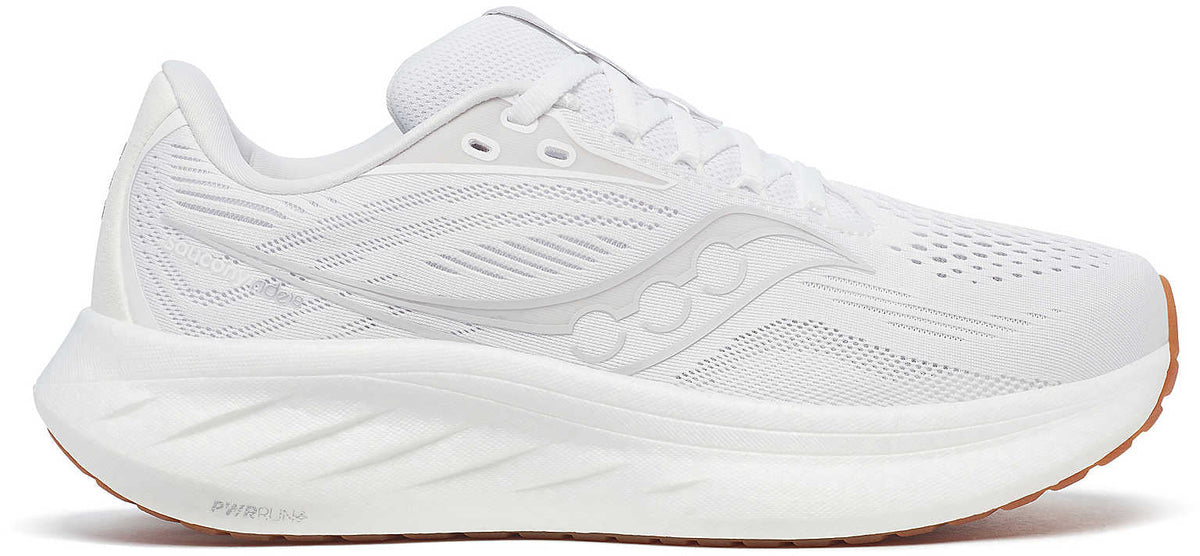 Saucony Ride 18 Women's Running Shoes - White