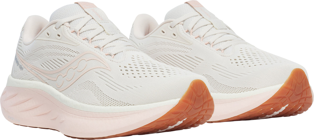 Saucony Ride 18 Women's Running Shoes - White