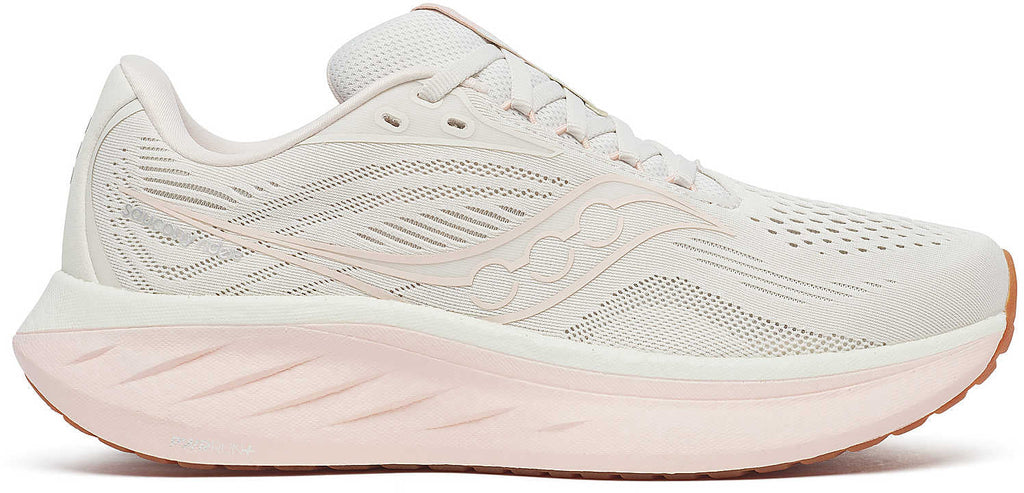 Saucony Ride 18 Women's Running Shoes - White