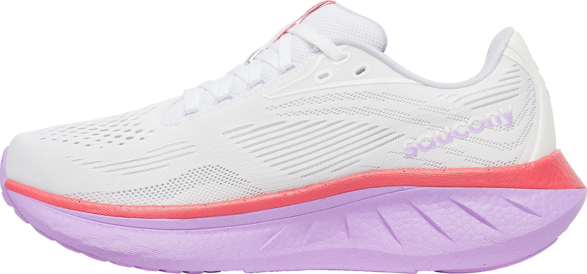 Saucony Ride 18 Women's Running Shoes - White