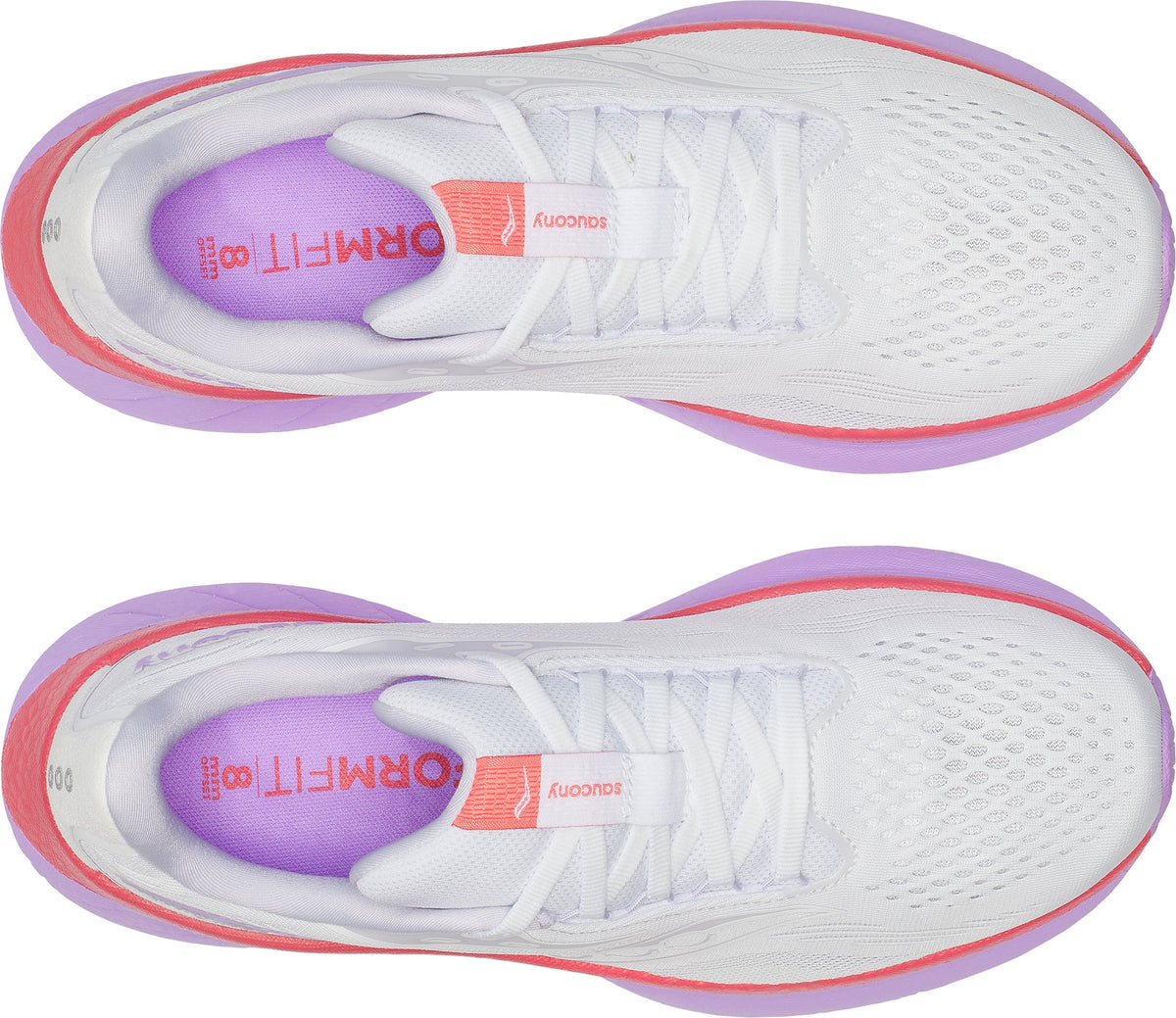 Saucony Ride 18 Women's Running Shoes - White