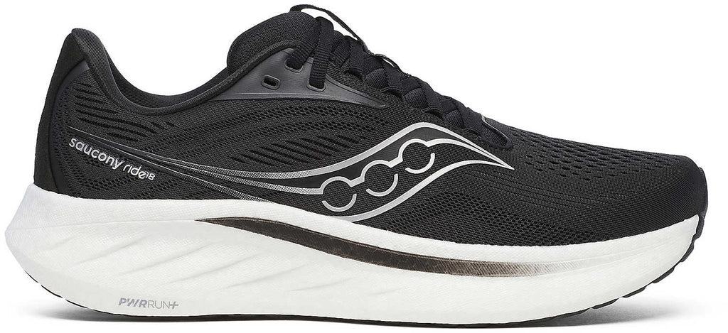 Saucony Ride 18 Men's Running Shoes - Black