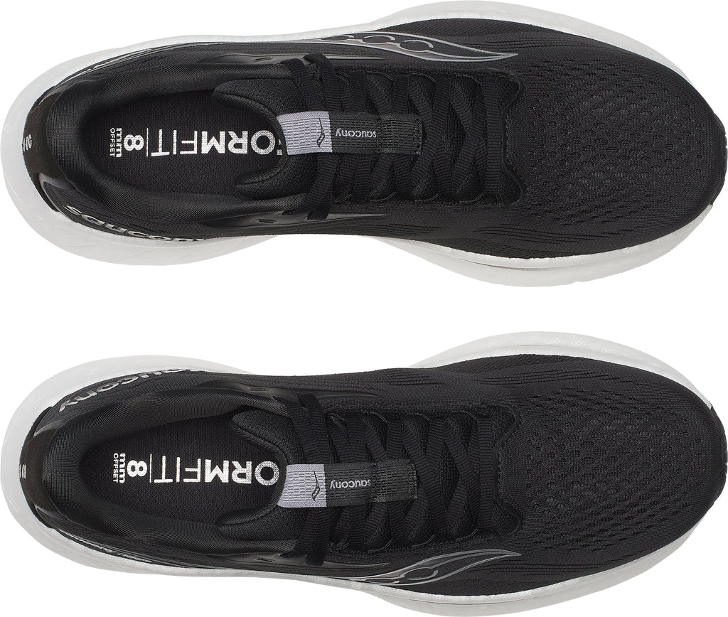 Saucony Ride 18 WIDE FIT Men's Running Shoes - Black