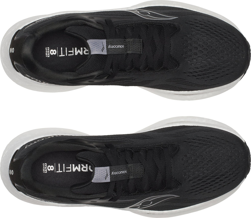 Saucony Ride 18 WIDE FIT Women's Running Shoes - Black