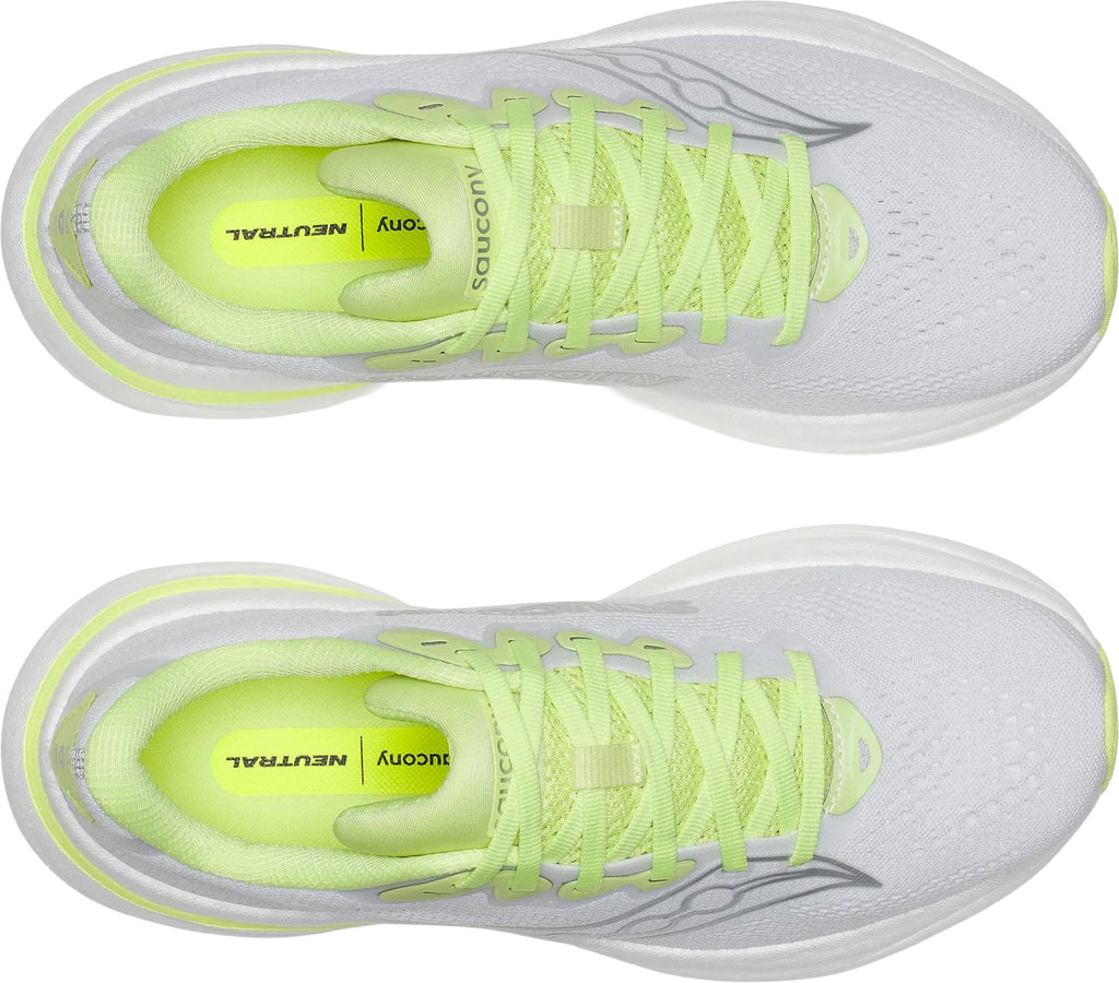Saucony Ride 19 Women's Running Shoes - White