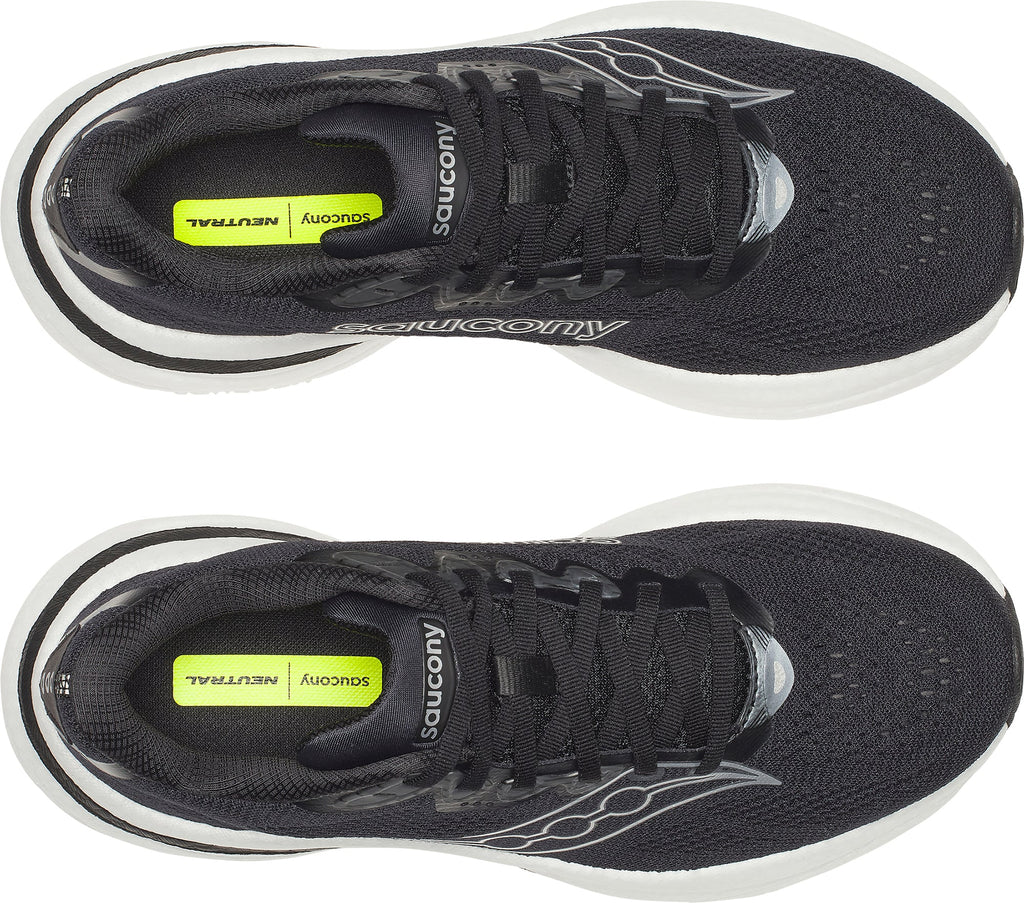 Saucony Ride 19 WIDE FIT Women's Running Shoes - Black