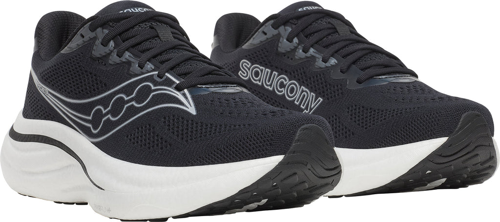 Saucony Ride 19 WIDE FIT Men's Running Shoes - Black