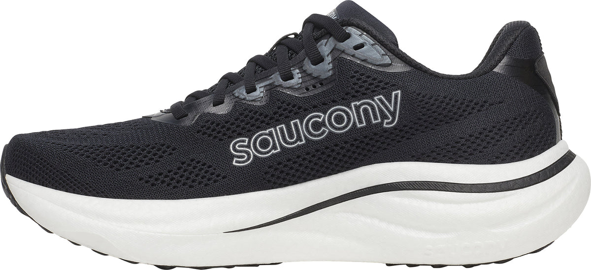 Saucony Ride 19 WIDE FIT Men's Running Shoes - Black