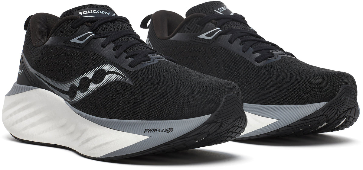 Saucony Triumph 22 Men's Running Shoes - Black