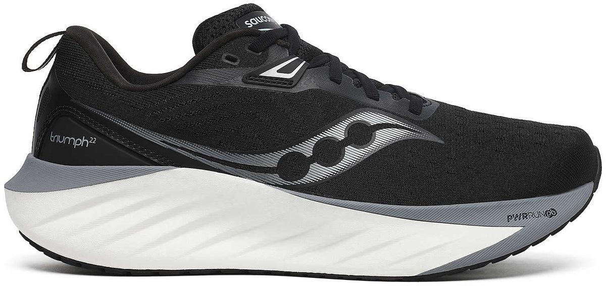 Saucony Triumph 22 Men's Running Shoes - Black