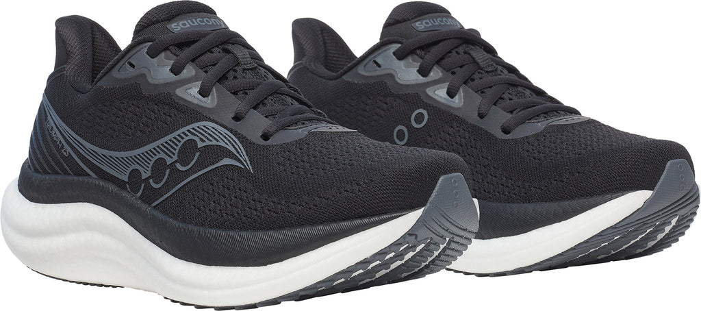 Saucony Triumph 23 WIDE FIT Women's Running Shoes - Black