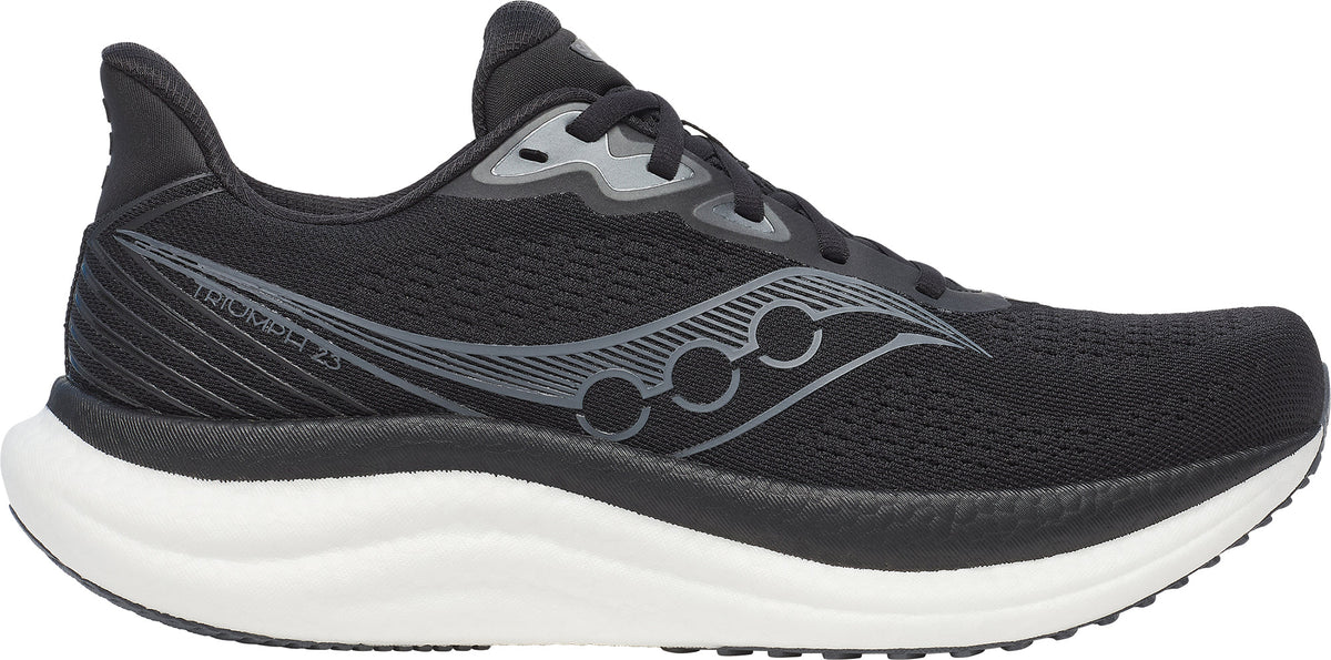 Saucony Triumph 23 WIDE FIT Men's Running Shoes - Black
