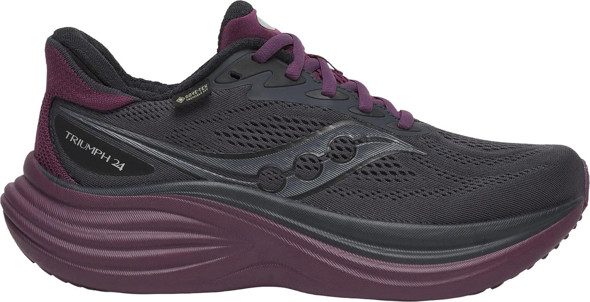 Saucony Triumph 24 GORE-TEX Women's Running Shoes - Black