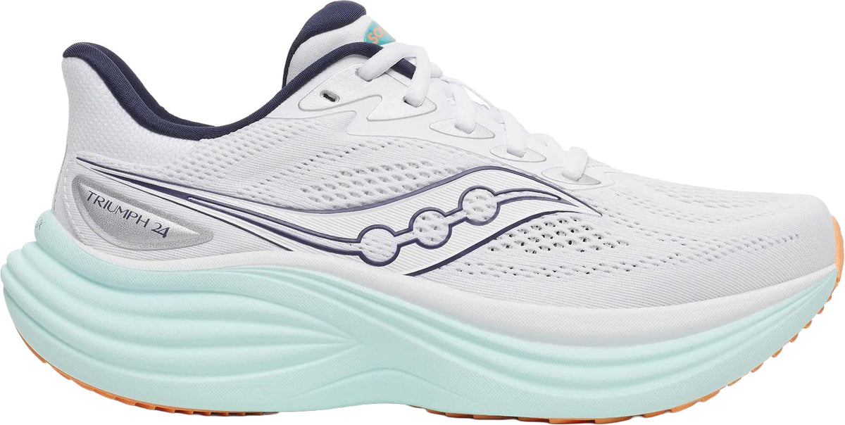 Saucony Triumph 24 Women's Running Shoes - White