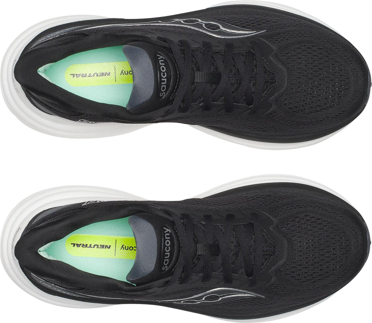 Saucony Triumph 24 WIDE FIT Men's Running Shoes - Black